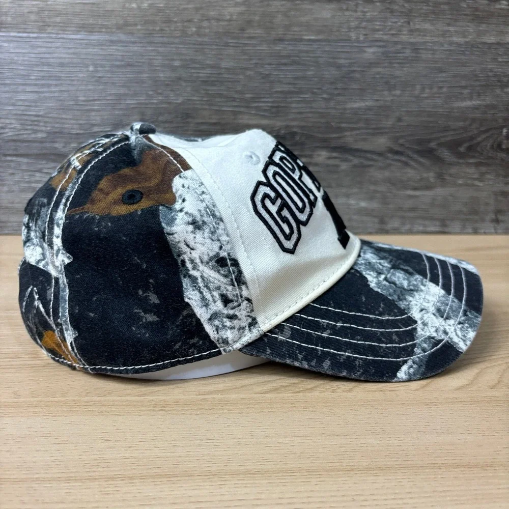 Minnesota Golden Gophers Hat Cap Strap Back Black‎ White Camo Adjustable